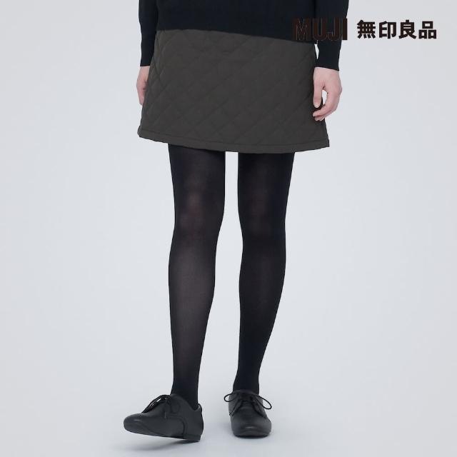 MUJI 無印良品 女聚酯纖維可水洗刺縫迷你裙 共3色