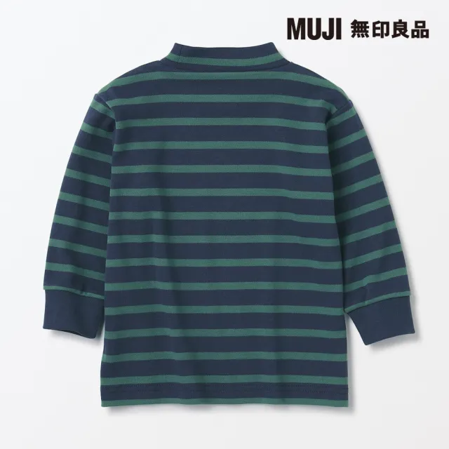 【MUJI 無印良品】幼兒起毛柔滑半高領長袖T恤(共6色)