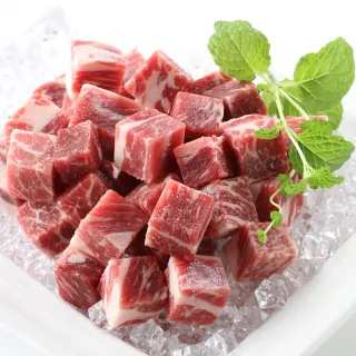 【美味邸家】美國安格斯PRIME霜降骰子牛200克x4包