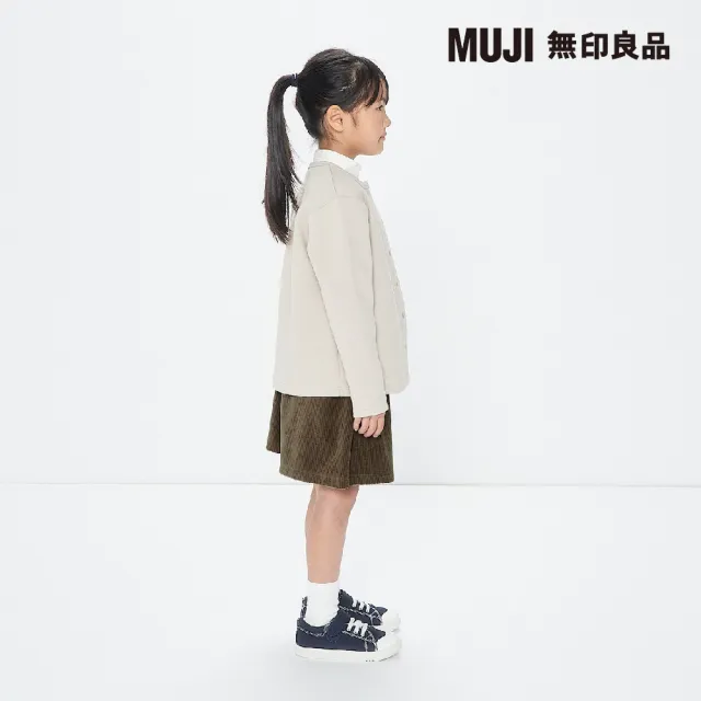 【MUJI 無印良品】兒童針織燈芯絨裙褲(共2色)