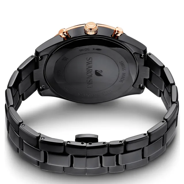 【SWAROVSKI 施華洛世奇】Octea Lux Chrono 計時時尚腕錶-39mm(5610472)