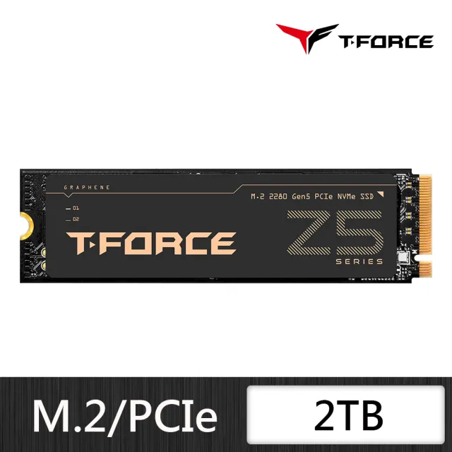 【Team 十銓】十銓 T-FORCE Z540 2TB M.2 PCIe Gen5 固態硬碟(讀12400MB ; 寫11800MB)