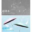 【雨之情】纖細正開防曬簡約折傘(晴雨兩用傘/輕量200G)