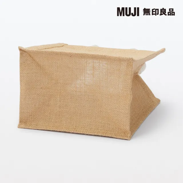 【MUJI 無印良品】黃麻購物袋A6(原色)