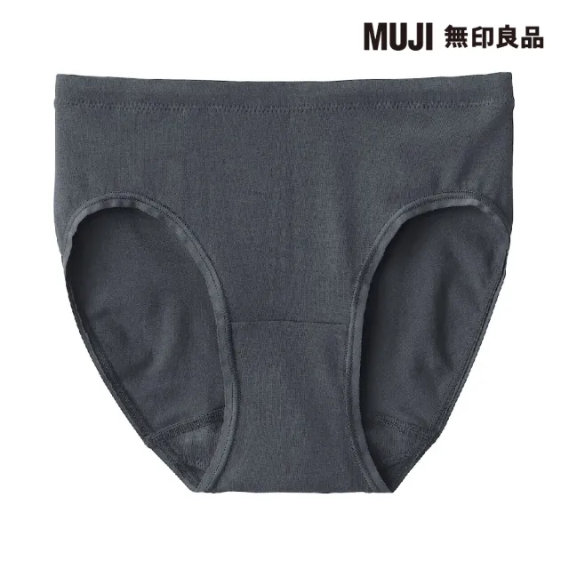 【MUJI 無印良品】女有機棉混彈性天竺日常型生理內褲(共2色)