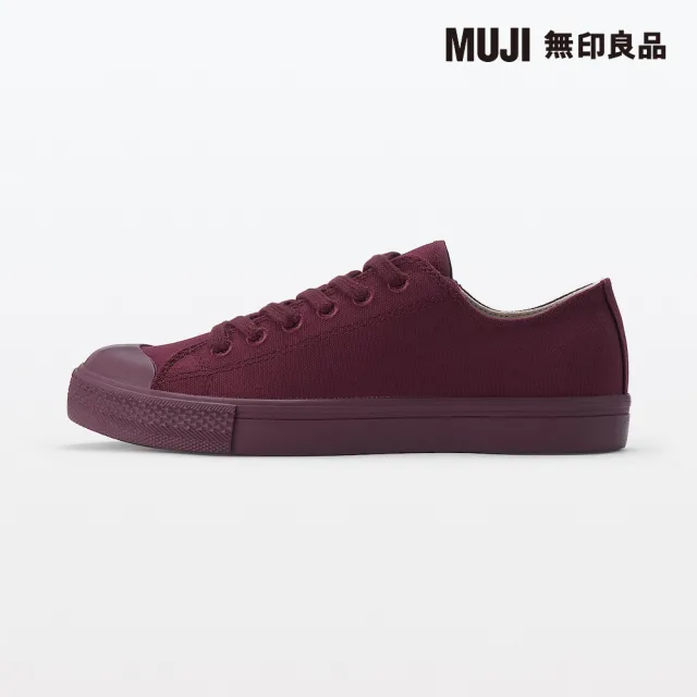 【MUJI 無印良品】撥水加工舒適休閒鞋(暗紅)