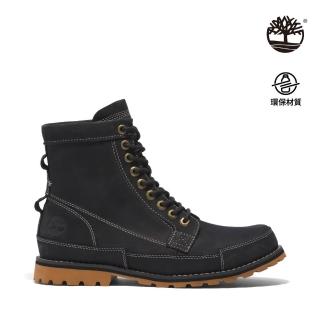 【Timberland】男款黑色磨砂革 Timberland R Originals 6吋靴(A5XRH001)