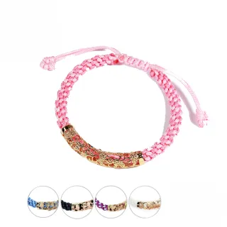 【A1寶石】時尚金色開運手鍊-開運招財化煞招桃花貴人首選(加贈白水晶碎石)