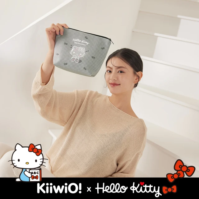 Kiiwi O！Kiiwi O！ Hello Kitty x Kiiwi O! 聯名款．50th.實用大容量收納包 多色選