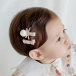 【Happy Prince】韓國製 Mignon球球花朵女嬰兒童髮夾2件組(女童髮飾)