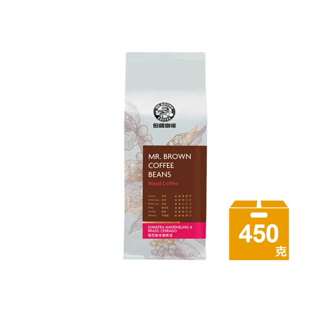 【金車/伯朗】咖啡豆任選(450克/袋)