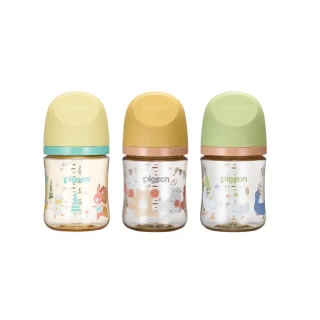【Pigeon貝親 官方直營】第三代母乳實感彩繪款PPSU奶瓶160ml(3款)