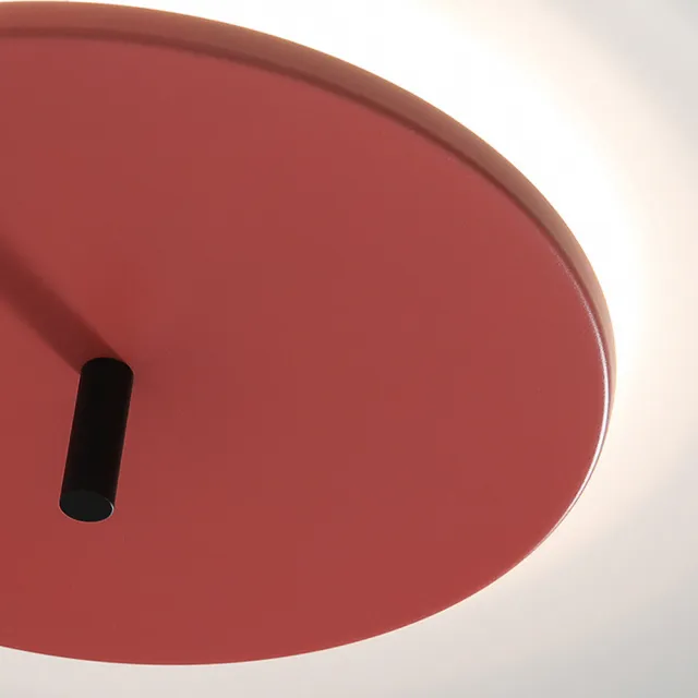 【Taoshop 淘家舖】北歐極簡UFO飛碟吸頂燈現代簡約創意個性圓形兒童房卧室燈0DA132(四色選-小米/小愛)