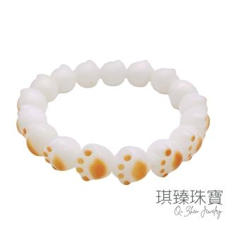 【琪臻珠寶】天然菩提根造型手鍊(菩提根 炭燒貓爪設計款 隨機出貨 母親節禮物)