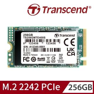 【Transcend 創見】MTE400S 256GB M.2 2242 PCIe Gen3x4 SSD固態硬碟(TS256GMTE400S 新舊包裝隨機出貨)