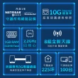 【NETGEAR】3入 ★ WiFi 6 三頻 AX6000 Mesh 2.2GHz 四核 + 1GB RAM 10G埠 路由器/分享器(Orbi RBK863SB)