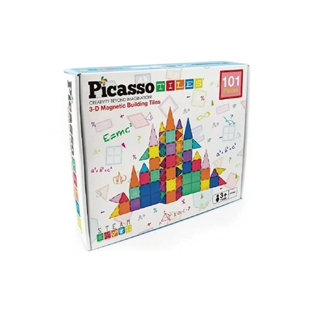 PicassoTiles 磁力積木101片(玩具/積木/3歲以上)