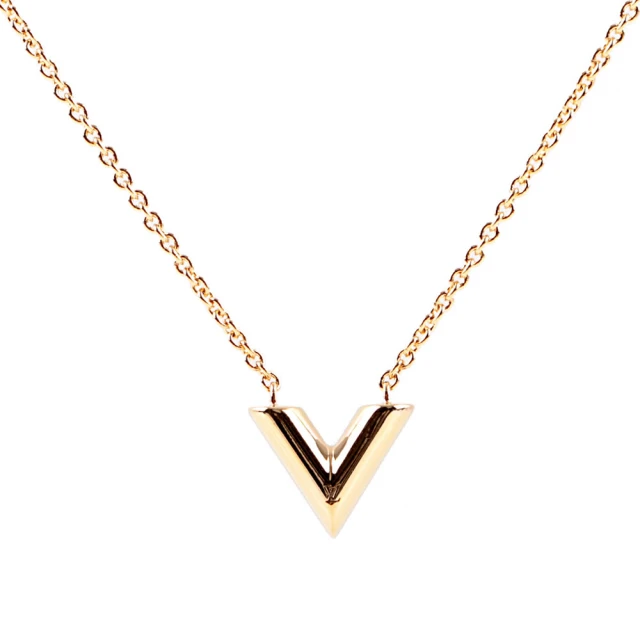 Louis Vuitton 路易威登 925純銀花卉圓牌墜飾