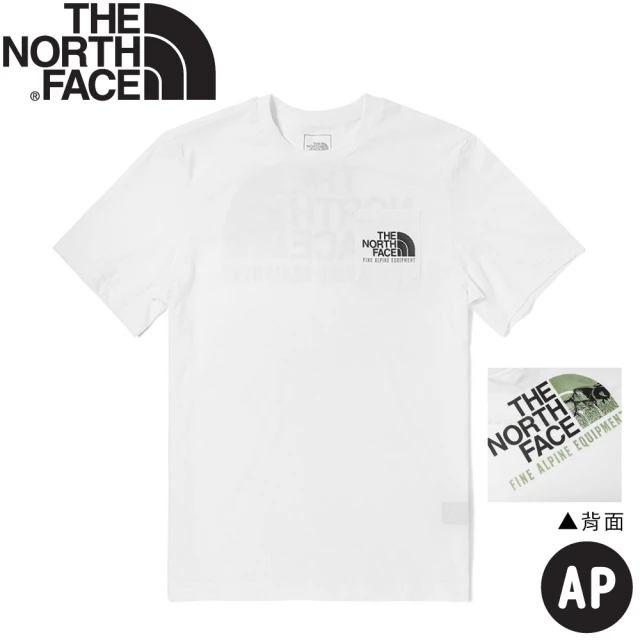 The North Face 男 短袖上衣 AP《白》4U9L/短T/短袖上衣/休閒短袖(悠遊山水)