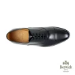 【Berwick】西班牙經典手工素面橫式牛津鞋 黑色(B5217-BL)