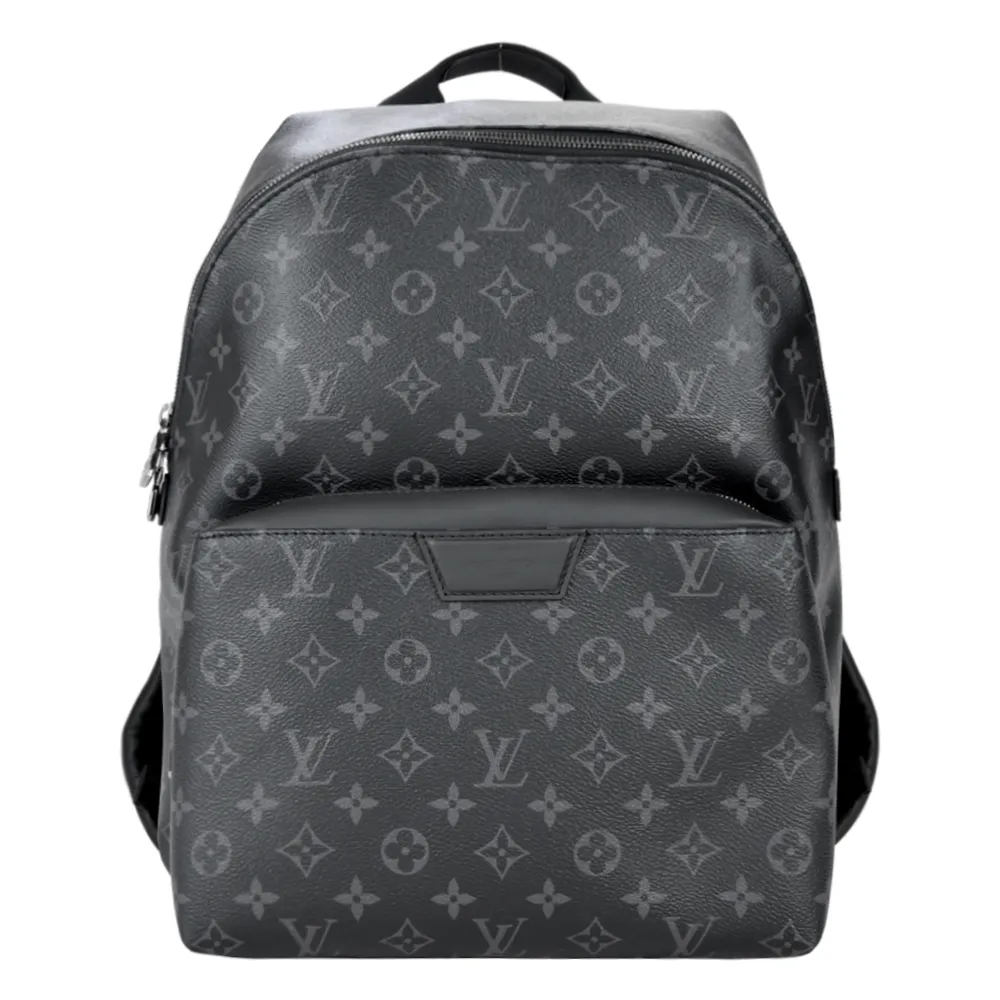 【Louis Vuitton 路易威登】M43186 Discovery PM 帆布印花男士雙肩後背包(黑灰)