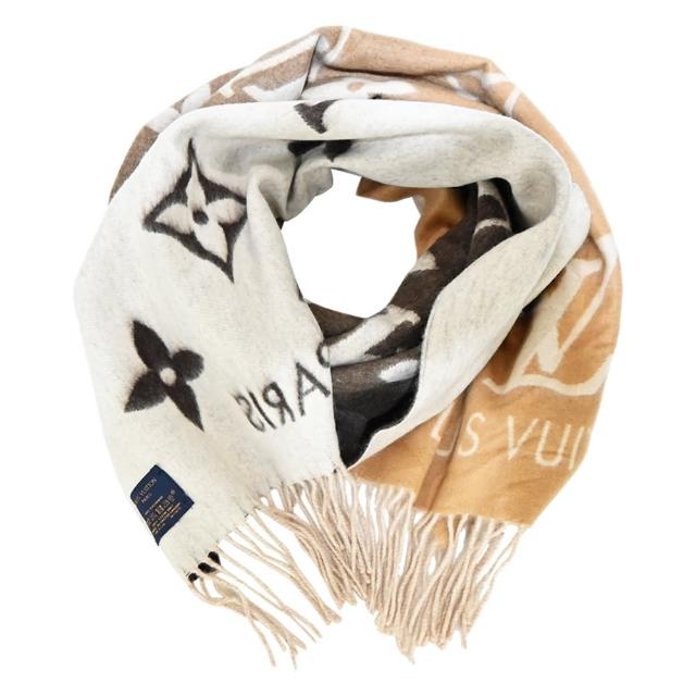 LV LOUIS VUITTON路易威登 M73675 REYKJAVIK 經典 LOGO Cashmere 漸層長圍巾 路易威登經典 LOGO 樣式 Cashmere 漸層長圍巾,採用高質感 Cashmere 材質,溫暖舒適,適合秋冬穿搭。設計簡約大方,帶有 REYKJAVIK 系列特色,展現品牌高階時尚風格。長度適中,可多種圍法,是秋冬時尚配飾的首選。