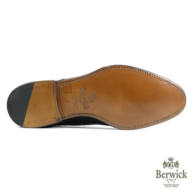 【Berwick】西班牙質感手工綁帶德比鞋 黑色(B3011-BL)