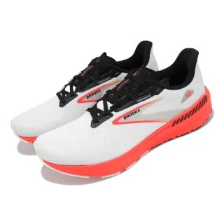 【BROOKS】競速跑鞋 Launch GTS 10 男鞋 灰 橘 發射 編織鞋面 透氣 支撐  路跑 運動鞋(1104101D410)