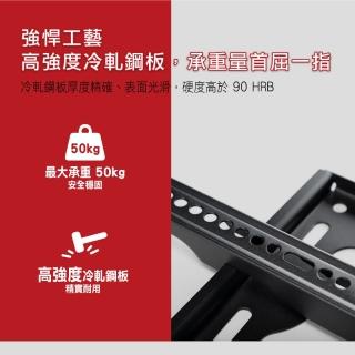 【Ergotech 人因科技】壁架王 26-55吋薄距加強型壁掛架(適用任何廠牌電視)