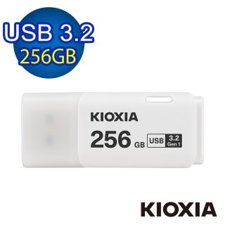 【KIOXIA 鎧俠】U301 USB3.2 Gen1 256GB 隨身碟 白