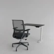 【4Health 舒樂活】i椅 灰框3D扶手 — 居家辦公椅+Standly電動升降桌(限時精選組合)