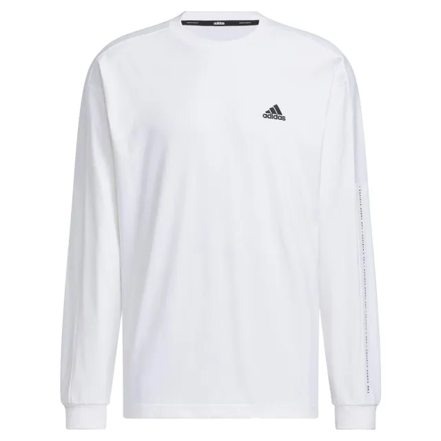 adidas 愛迪達】Word L/S Tee 男女長袖上衣亞洲版運動休閒居家純棉柔軟