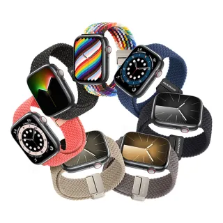 【DUX DUCIS】Apple Watch  42/44/45/49mm  磁吸扣編織錶帶