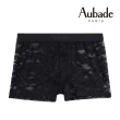 【Aubade】透視縷空經典 法國進口 性感男褲 彈性四角男褲  平口褲(蕾絲款-2321)