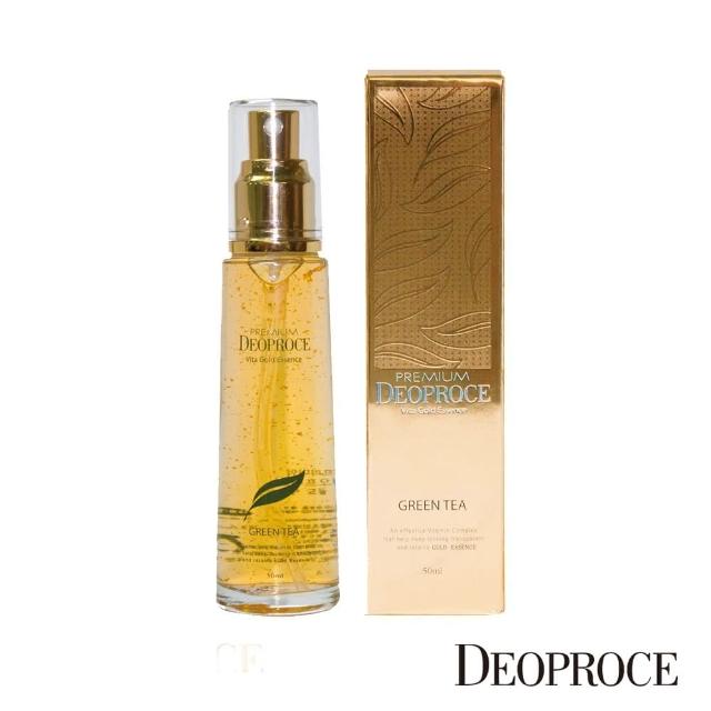 【DEOPROCE 迪普詩】靚膚彈力保濕精華液-黃金離子添加50mlx1(精華液 控油 緊緻毛孔)
