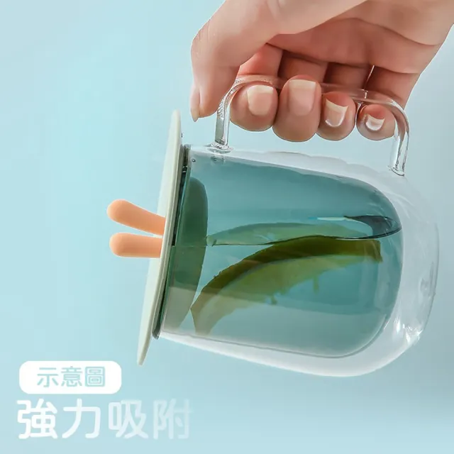 【沐日居家】兔子造型杯蓋 3入組 矽膠杯蓋(杯蓋 馬克杯 防塵蓋)