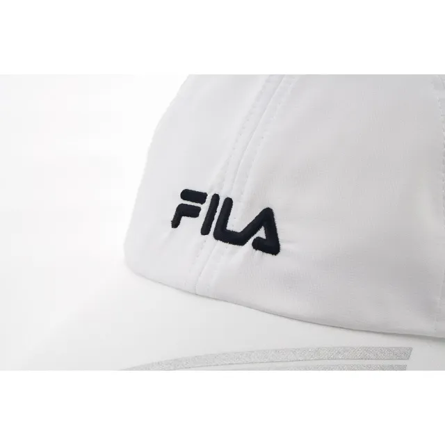 【FILA官方直營】吸濕排汗運動帽-白色(HTY-1004-WT)