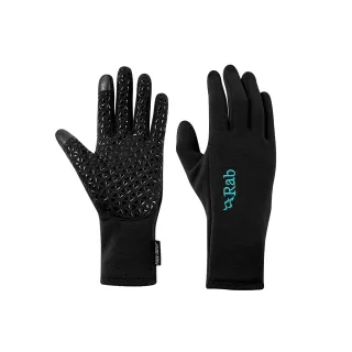 【RAB】Power Stretch Contact Grip Glove Wmns 刷毛保暖觸控手套 女款 黑色 #QAH54