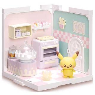 【TAKARA TOMY】POKEMON 精靈寶可夢 Pokepeace House 寶可夢娃娃屋 廚房 小仙奶+皮卡丘