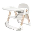 【Mombella & Apramo】英國 Flippa 摺疊式兒童餐椅 白金(兒童餐椅 摺疊餐椅 野餐 出國)