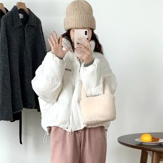 【巴黎精品】現貨+預購 真羽絨90%鴨絨羽絨外套羽絨衣夾克(保暖糖果色韓系立領短款女外套4色a1dj3)