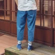 【EDWIN】江戶勝 女裝 街頭潮寬錐型牛仔褲(中古藍)