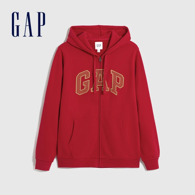 GAP 男裝 Logo鬆緊褲-灰褐色(837444)評價推薦