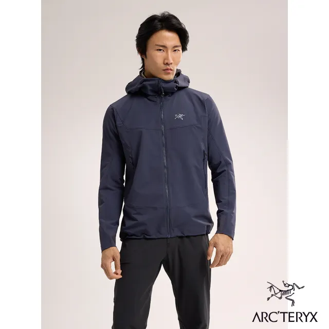 【Arcteryx 始祖鳥官方直營】男 Gamma 軟殼外套(黑寶石)