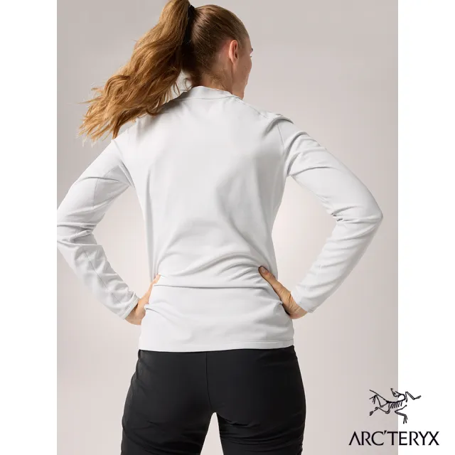 【Arcteryx 始祖鳥官方直營】女 Motus 長袖圓領衫(空氣灰)