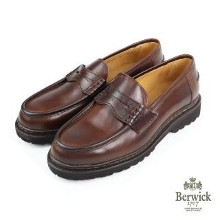 【NAGASHIRO永城皮鞋】Berwick西班牙經典厚底素面手工便士樂福鞋 深棕色(B5293-DBR)