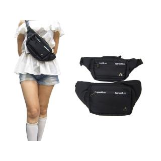 【SNOW.bagshop】腰胸包小容量防水包 尼龍布(三主袋+外袋共四層臀包胸前包背負加強透氣)
