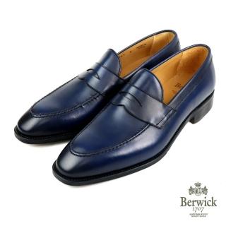 【NAGASHIRO永城皮鞋】Berwick西班牙經典質感素面便士樂福鞋 海軍藍(B5461-NA)