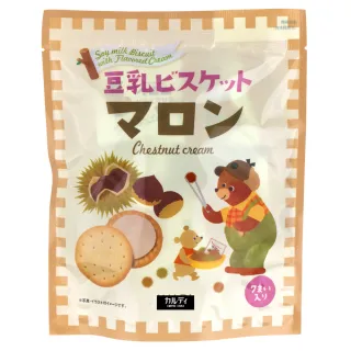 【咖樂迪咖啡農場】栗子風味豆乳夾心餅乾(98g/1包)