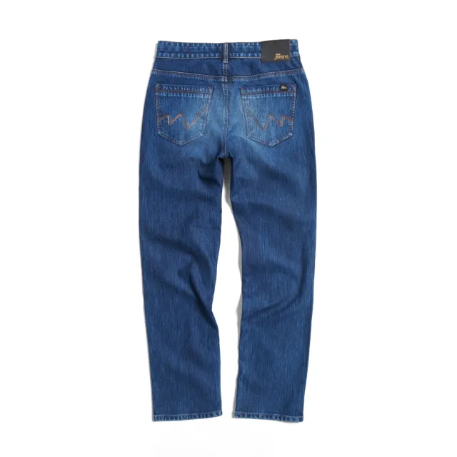 【EDWIN】男裝 JERSEYS迦績 超彈力中直筒牛仔褲(中古藍)